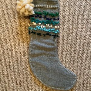 anthropologie extra large holiday stocking